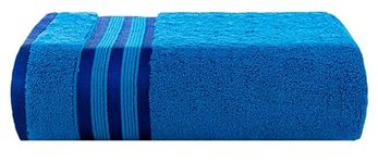 Casa Copenhagen - Egyptian Cotton Zero Twist 1 Pcs Large Bath Towel (75 X 150cm) Colour : Electric Blue