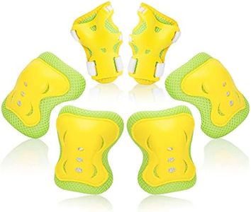 Youth/ KidsKnee Pads Elbow Pads Wrist Guards Protective Gear Set for Child Roller Skates, Cycling, Inline Skating, Scooter Skateboard, BMX Bike, Riding, and Multiple Outdoor Sports Activities