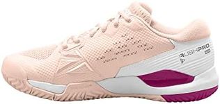 Wilson Rush PRO ACE W Women's Tennis Shoes, Scallop Shell/White/Baton Rouge, 25.5 cm