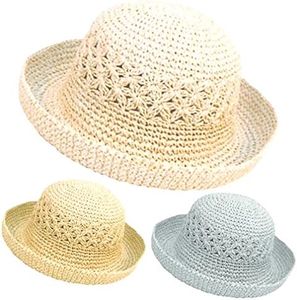 JMC Trading Company Ladies Sun HAT with Turn UP Brim Beige