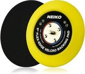 Neiko 30267A Flexible-Edge Hook-and-Loop PU Backing Pad for DA Sander Polisher Buffer, 6 Inches by 5/16 Inches, 24 Thread