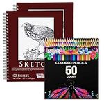 U.S. Art Supply 50 Piece Adult Colo