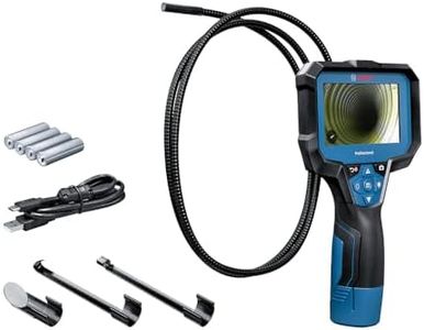 Bosch Professional Inspection Camera GIC 12V-4-23 C (Cable Length: 150 cm, Orientation Function “Up Indication”, high Resolution Display: 4.3’’ Screen, 800x480px, in Carton Box)