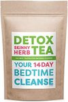 14 Days Bedtime Cleanse Tea : Detox Skinny Herb - Effective Detox Tea, Support Cleanse Tea, 100% NATURAL