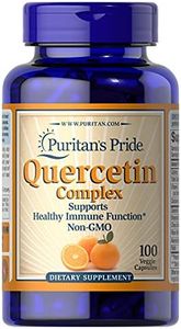 Puritan's Pride Quercetin Complex with Vitamin C, Supports Upper Respiratory Health*, 100 ct, by