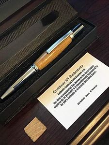 Genuine Lambeau Field Bleacher Seat pen From Green Bay Stadium with COA Ice Bowl