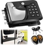 CARMTEK - TripDefender RV Keyless Entry Door Lock for Class C/A Motorhomes | 100% Metal RV Door Latch | Class C RV Door Lock with Backlit Keypad, 2 Fobs, 4 Unique Keys | Only Fit 3.5" x 4.5" Lock Hole