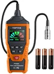 TopTes PT520A Gas Detector, Gas Leak Detector with 43.5cm Gooseneck, Locating Sources of Methane, Natural Gas, Propane and Combustible Gas Leaks for Home and RV (Includes Battery x3) - Orange