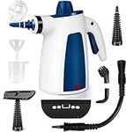 Handheld Steam Multi-Surface All Natural Pressurized Steamer for Cleaning, 9-Pc Accessory 350ML Kit Portable High Pressure Steam Upholstery Cleaner, Pressurized Steam Cleaner for Home Use