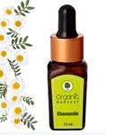 Organic Harvest Chamomile Essential Oil, Promotes Youthful Skin, Removes Blemishes, Face, Pure & Undiluted Therapeutic Grade Oil, Excellent for Aromatherapy, 100% Organic, Paraben & Sulphate Free-10ml