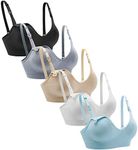 Suekaphin Nursing Bra 5pack Wireles