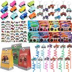 Monster Truck Party Favors Serve 12