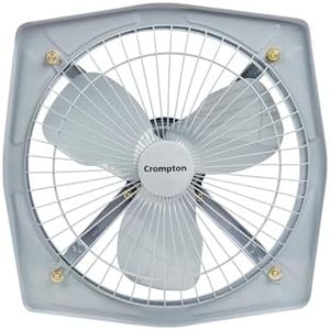 Crompton Greaves Drift Air Plus Exhaust Fan with Anti-Dust Technology- 225 mm (Silver), 9 inch (DRIFTAIRPLSAD9GRY)
