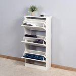 Uneeruiqy Shoe Cabinets, White