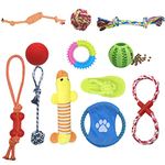 12 Pack Dog Rope Toys Set, Durable Puppy Teething Toys for Small Dog, Ropes Puppy Chew Toys for Interactive, Teething Training, Relieve Boredom and Stress for Small Medium Dogs