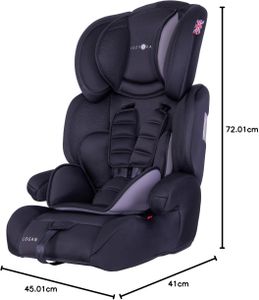 Cozy N Safe Logan Car Seat – Black/Grey, Child Safety Seat