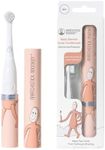 Matchstick Monkey Baby Electric Sonic Toothbrush, Antimicrobial Protection, Suitable from 3 Months, Dusty Pink