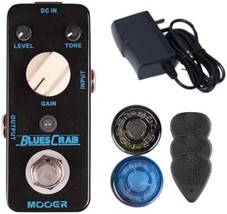 MOOER Blues Crab Guitar Effects Pedal Classic blues Overdrive Sound Characteristic with Pedalboard Accessories