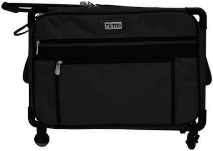 Tutto 20" Medium Sewing Machine Bag on Wheels (Black)