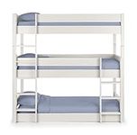 Julian Bowen Trio Bunk Bed, Surf White, Single