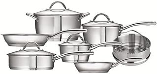 Tramontina Professional Cookware 7 Pieces Set,Silver