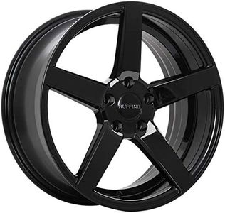 Ruffino Boss ALLOY WHEEL RIM Gloss Black SIZE 19x8.5 INCH BOLT PATTERN 5x114.3 OFFSET 40 CENTER BORE 73.1 CENTER CAPS INCLUDED, LUG NUTS NOT INCLUDED (RIM PRICED INDIVIDUALLY)