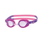 Zoggs Little Ripper Kids Swimming Goggles, UV Protection Swim Goggles, Slide Adjust Split Yoke Children’s Goggles Strap, Fog Free Pink Tinted Swim Goggle Lenses, Goggles kids 0-6 years, Pink/Purple