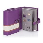 Small Size PURPLE - Little Little Book of Earrings - A Small Book for Keeping Your Earrings Safe!