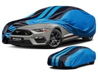 Kaugung Car Cover Waterproof Custom Fit Ford Mustang（1993-2024）, Full Exterior Cover for Automobiles Lightweight Resistant Outdoor Sun UV Rain Dust Snow Wind Protection.