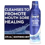 Oral B Mouth Sore Mouthwash, Special Care Oral Rinse for Cleansing Mouth and Canker Sores, Braces, Gum and Oral Irritations, Alcohol Free, Gluten Free, Sodium Lauryl Sulfate Free, 475 mL