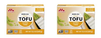 Mori-NU Silken TOFU Extra Firm (2 X 349G) Vegetables (698 g, Pack of 2) (12.3)