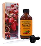 Oreola Naturals Rosehip Oil For Face 4Oz/118ml- 100% Natural, Cold Pressed Unrefined Rosehip Seed Oil For Moisturizing, Hydrating and Nourishing Perfect For Skin and Hair Care.