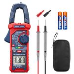 AstroAI Digital Clamp Meter Multimeter 2000 Counts Amp Voltage Tester Auto-ranging with AC/DC Voltage, AC Current, Resistance, Capacitance, Continuity, Live Wire Test, Non-Contact Voltage Detection