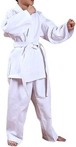 Kids Taekwondo Student Uniform White Karate Dobok Martial Arts Costume Taekwondo Gi Judo Uniform Fight Wear Kungfu Sports Suit Adult, unisex, White, XL-kids