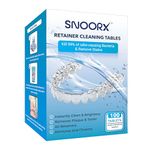 Professional UK Retainer Cleaning Tablets 40,100,120 Tablets, Kills 99% for Denture Cleaning Care, Mouth Guard, Braces, Chrome, Ultrasonic Cleaner Use, Jewellery, 2025 New Formula Sale Now
