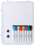 Mr. Pen- Dry Erase Board, 12.5" x 9.5" with 8 Dry Erase Markers and 2 Board Magnets, Small Whiteboard, Mini White Board, White Board Dry Erase, Small Magnetic Board, Magnetic White Board