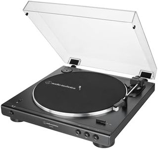 Audio Technica AT-LP60XBT-BK Bluetooth Wireless Turntable (Black)