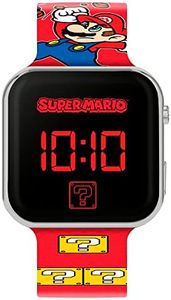 Super Mario Orologio Digitale al Quarzo Ragazzo con Cinturino in Plastica GSM4107
