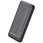 iGear Max PD Power Bank 10000mAh, Type-C PD 22.5W Fast Charging, Triple Output Ports, Battery Indicator, Wake-up Button, High-Speed Power Delivery for Phones & Tablets, Compact Design (Black)