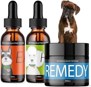 Hemp Dog Health - Triple Hemp Dog Bundle: Heal Support for Dogs with Difficult Conditions | Ease Mobility & Skin Health Tincture | Remedy Cellular Wellness & Vitality Salve