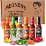 Melinda's Gourmet Hot Sauce Gift Set with a Variety of Flavors & Spice Levels