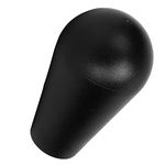 Oval Joystick Head Rocker Ball,American Type Ellipse Head Joystick Top Handles Arcade Game DIY Replacement Parts,M6 Interface(Black)