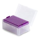 HUWAZINE Pipette Tips 10ul with Filter Universal pipettor Tips, PP Material 96 Tips/Box (T10-RSF-96)