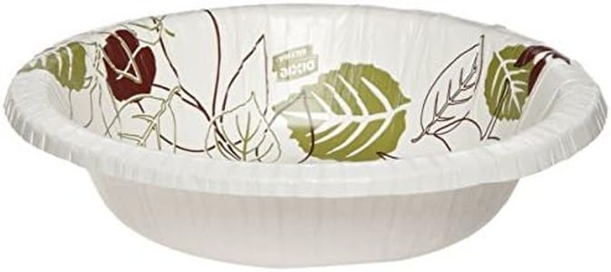 Dixie Ultra SX20PATH Pathways Heavy Weight Paper Bowl 20 oz (Case of 4 Packs 125 Plates per Pack)
