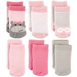 Luvable Friends unisex-baby Basic Socks, 6 Pack Socks - gray -