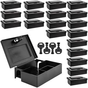 20 x Mausefalle Mäuse Maus Garten Köder Box Koederbox Köderbox Köderstation für Mäusegift Maeuse Mäuseköderbox Gift Koeder Wühlmaus Vertreiben Schlüssel Petigi