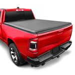 MaxMate Soft Roll Up Truck Bed Tonneau Cover for 2019 Ram 1500 New Body Style | Without Ram Box | Fleetside 6.4' Bed