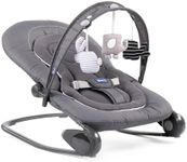 Chicco Hooplà Hammock for Babies from 0 Months to 18 kg, Swing and Chair for Babies and Children with Play Arch, Adjustable Backrest and Reducing Cushion, Compact - Grey (Moon Grey)
