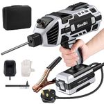 Portable Welding Machine,SeeSii 220V Handheld Welder with IGBT Inverter 6 Variable Current Adjustment, Portable ARC Welder Gun Fits for 3/32"-1/8" Wire rods Electric Stick Welder Machine Kit