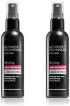 2 x Avon Advanced Techniques Styling Heat Protection Leave-In Spray - 100ml each